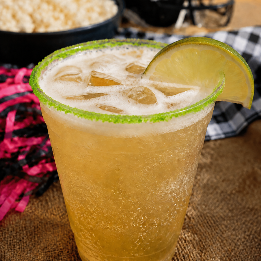 Beerita with a flavored rim