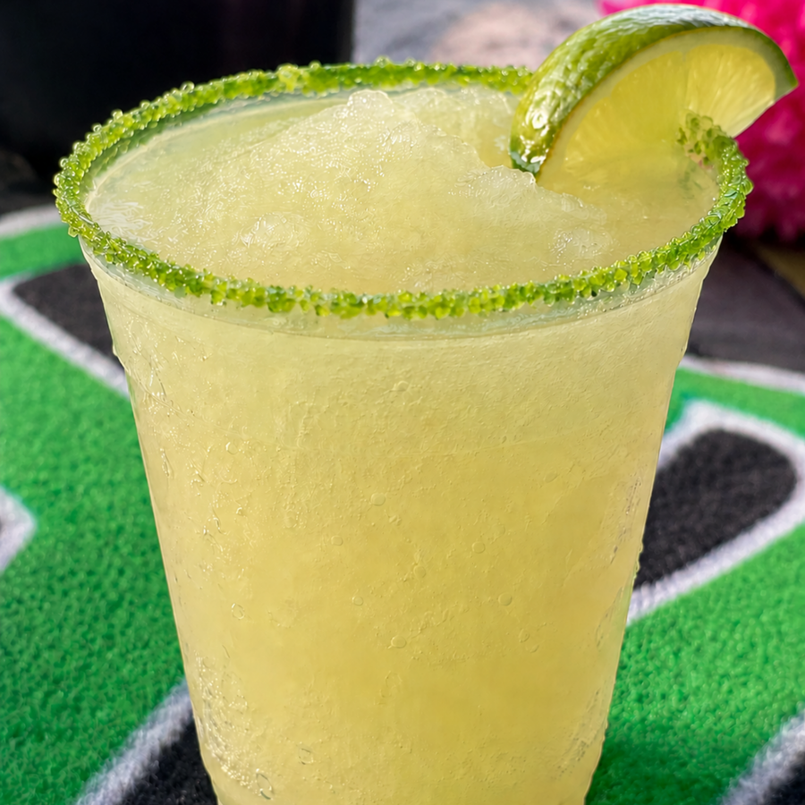 Margarita with a flavored rim