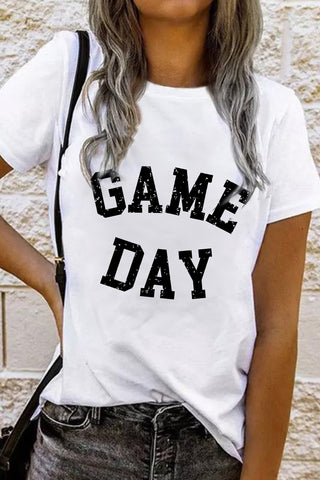 Game Day Graphic Crewneck T Shirt