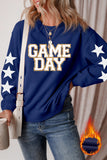 Game Day Star Sleeve Pullover Sweatshirt