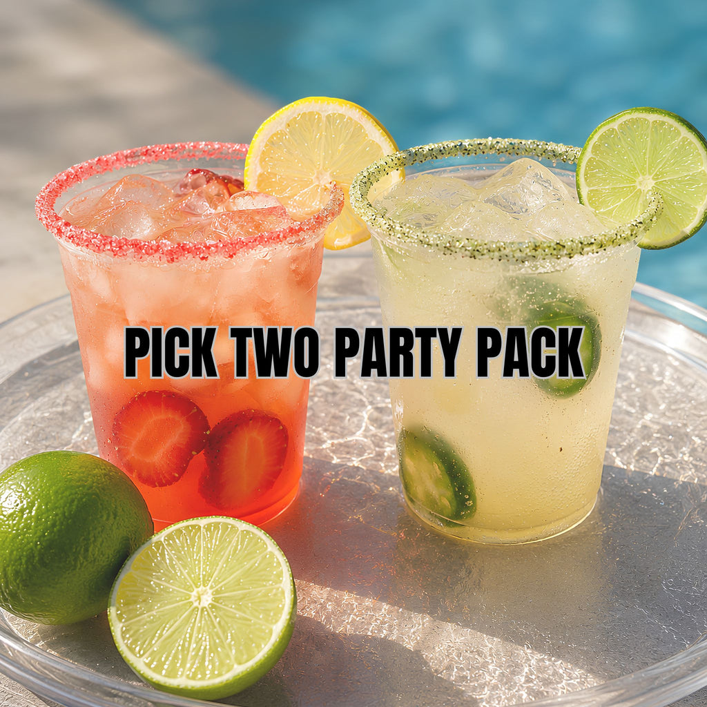 Pick Two Party Pack | Pre-Rimmed Party Cup Duo