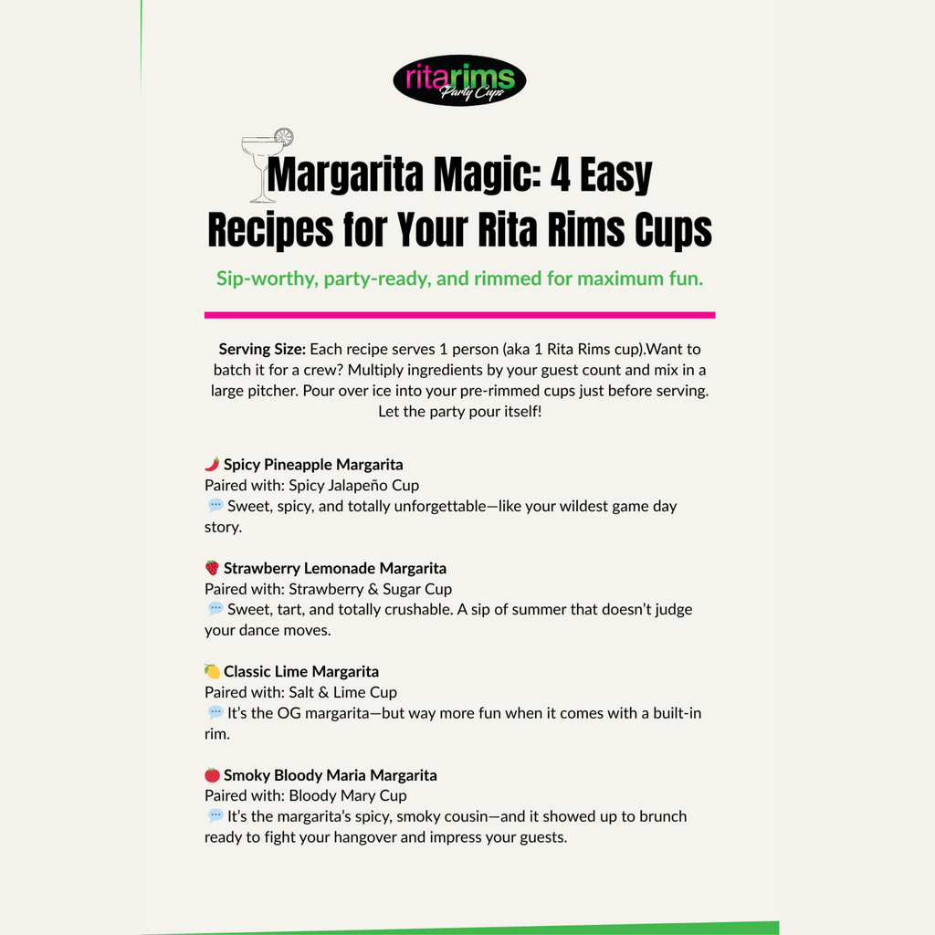 Rita Rims Margarita Magic: 4 Recipes Worth the Rim