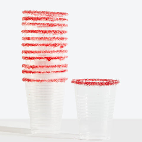 Sugar And Strawberry Sample Cups